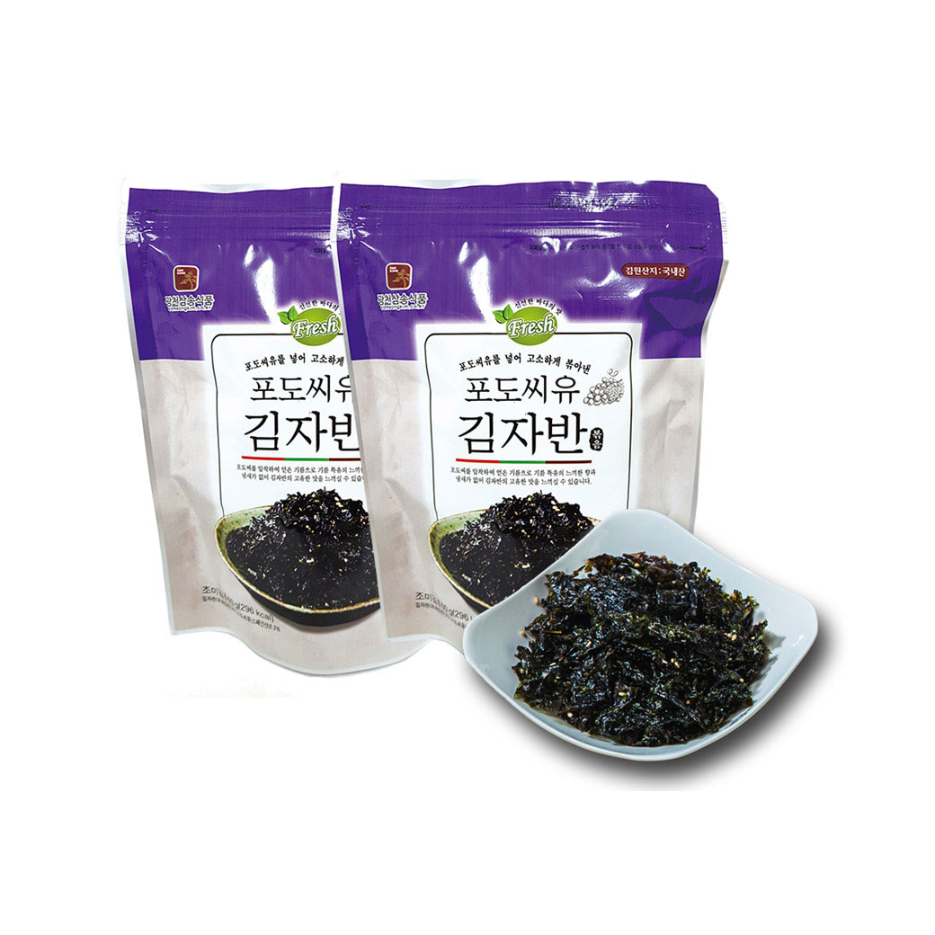 [광천삼송식품]포도씨유 김자반 60g x 4봉