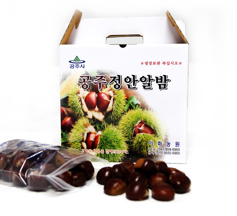 (26년 추석)(이화농원) 정안알밤(2kg/4kg, 대/특) - 9월 7일 출하 가능