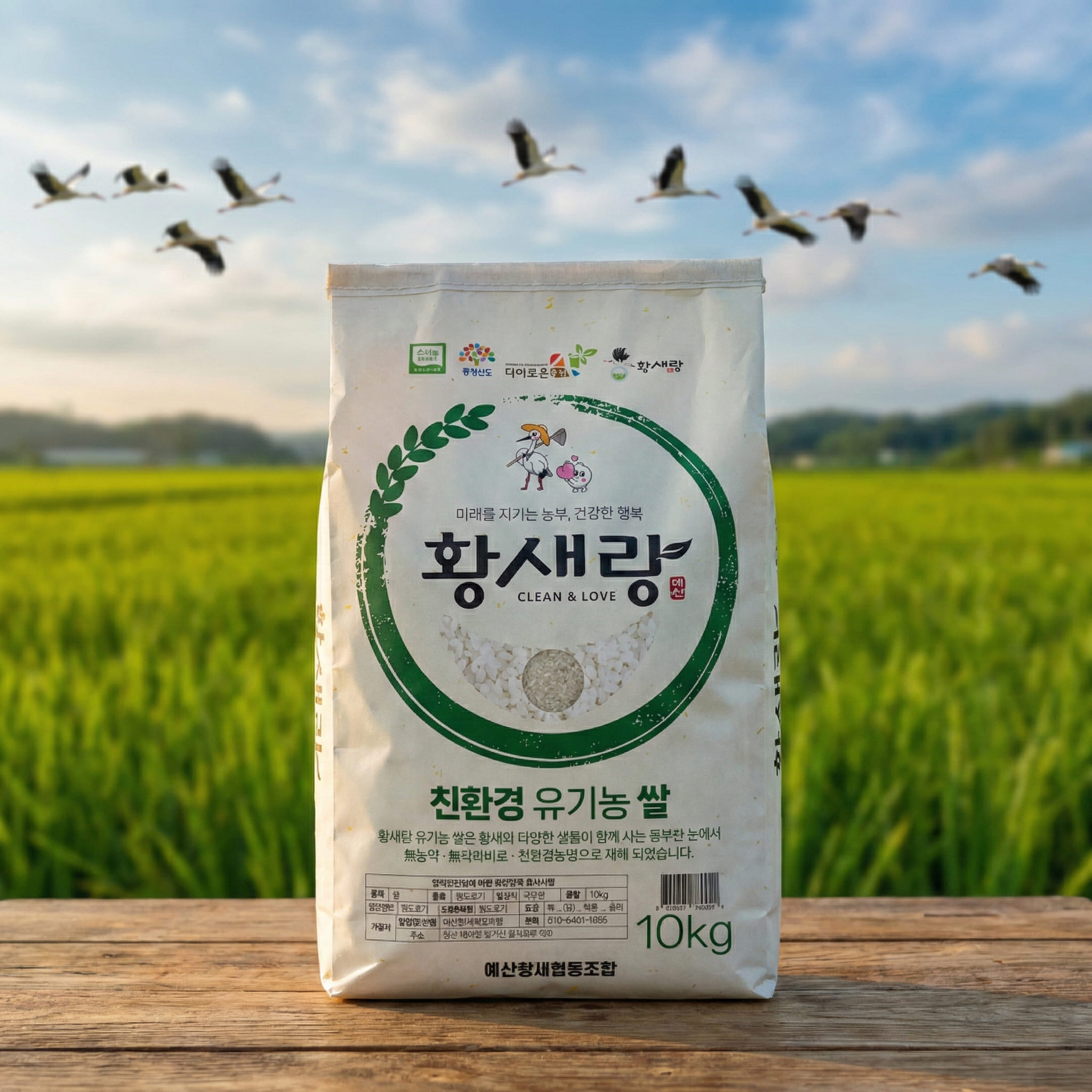 (26년 추석)(예산황새협동조합) 황새랑 친환경 유기농쌀 (5kg/10kg)