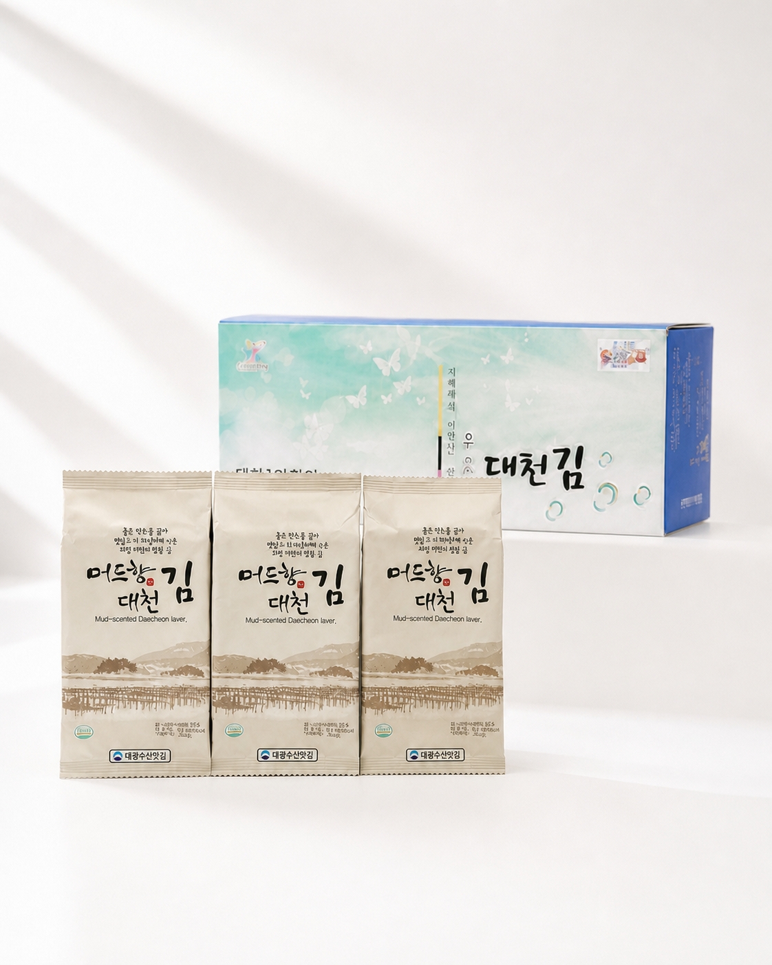 (26년 추석)(대광수산맛김) 머드향 대천김 도시락김