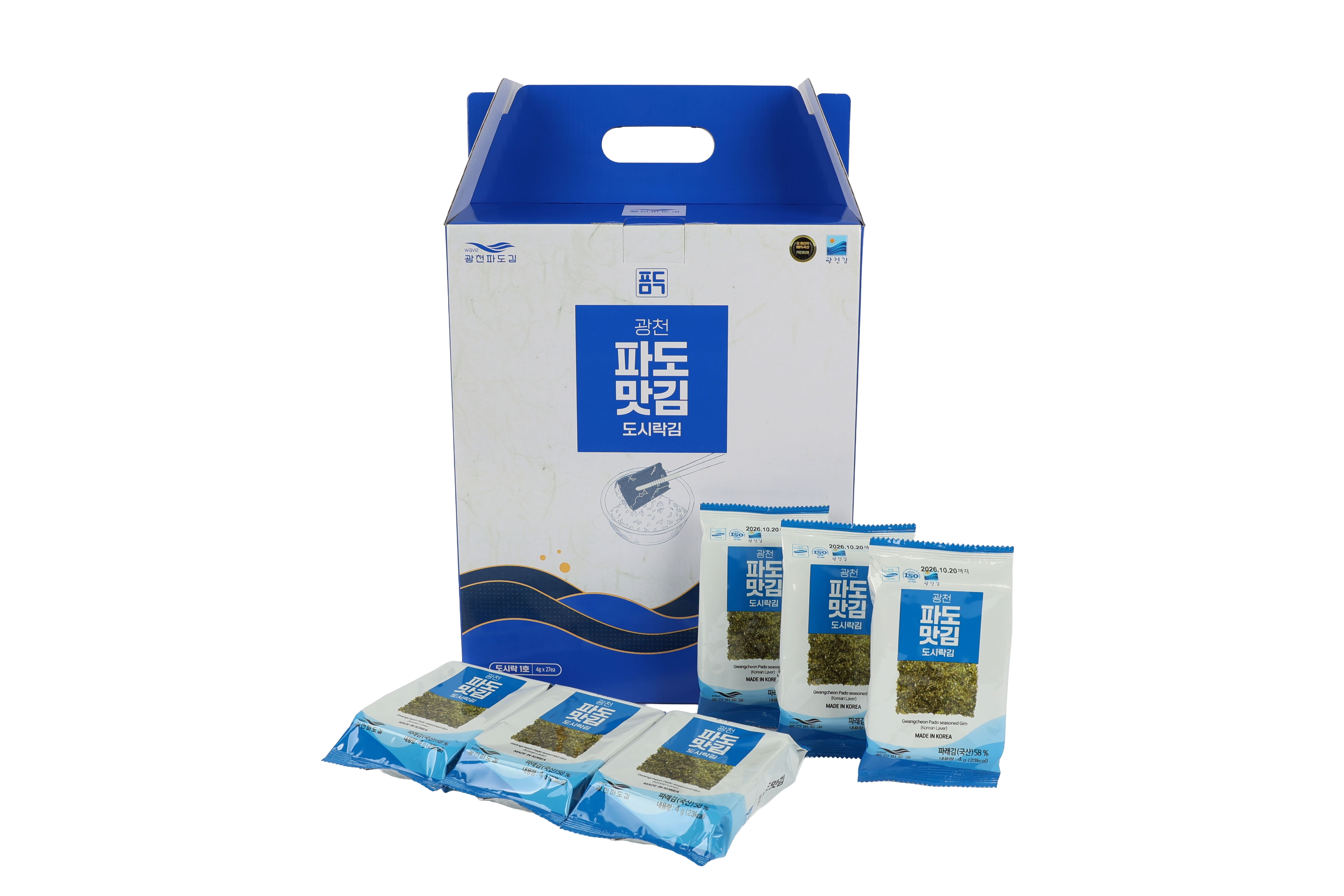 (26년 추석)(광천파도김) 광천파도맛김 도시락김