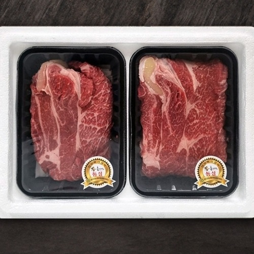 (26년 추석)(홍성농협하나로마트) 한우1등급(암소)등심구이세트 1kg(등심500g*2팩)