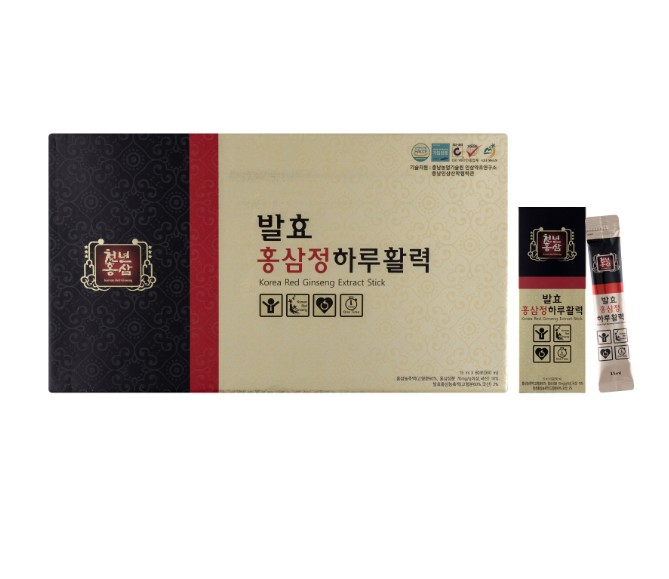 (26년 추석)(농업회사법인 천년홍삼 유한회사) 6년근 발효홍삼정 하루활력
