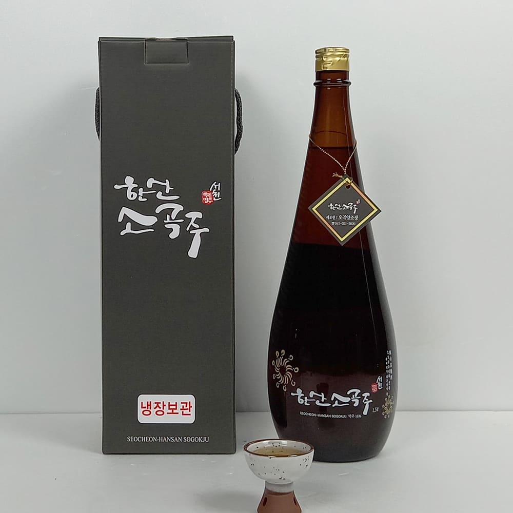 (26년 추석)(오곡양조장) 한산소곡주 1500