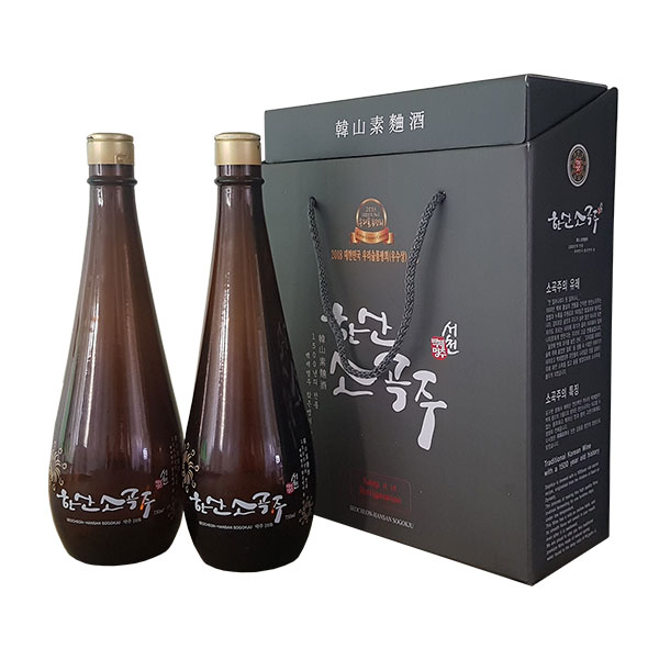 (26년 추석)(원조소곡주) 한산소곡주 선물세트(750ml+750ml)