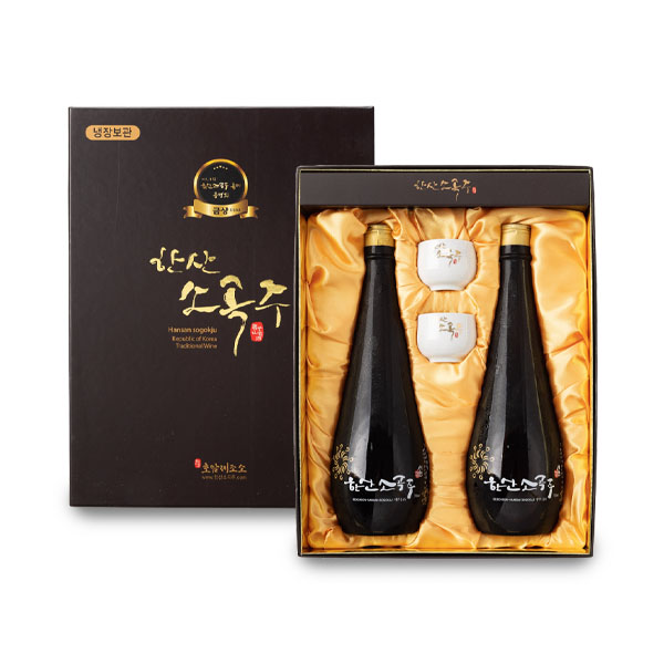 (26년 추석)(한산소곡주 호암제조소) 한산소곡주 잎새달 선물세트
