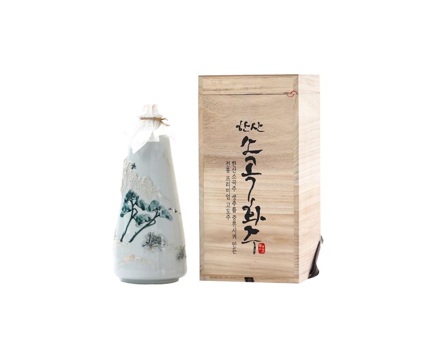(26년 추석)(한산소곡주 호암제조소) 금모올 명품 도자기 선물세트