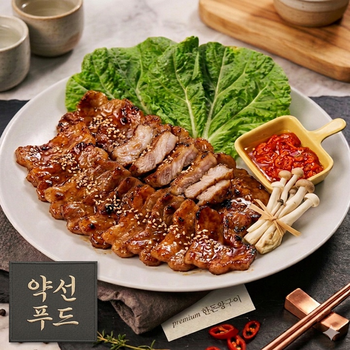 (26년 추석)(약선푸드 협동조합) 천안삼거리 한돈  왕구이 1kg 1팩