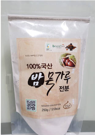 (26년 희망드림)(공주밤식품영농조합법인)100%국산 밤묵가루전분250/500g