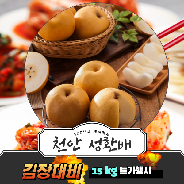 (200개 한정)맛풍당당 제철농산물 25차[천안] 김장철 특가 알뜰배 15kg