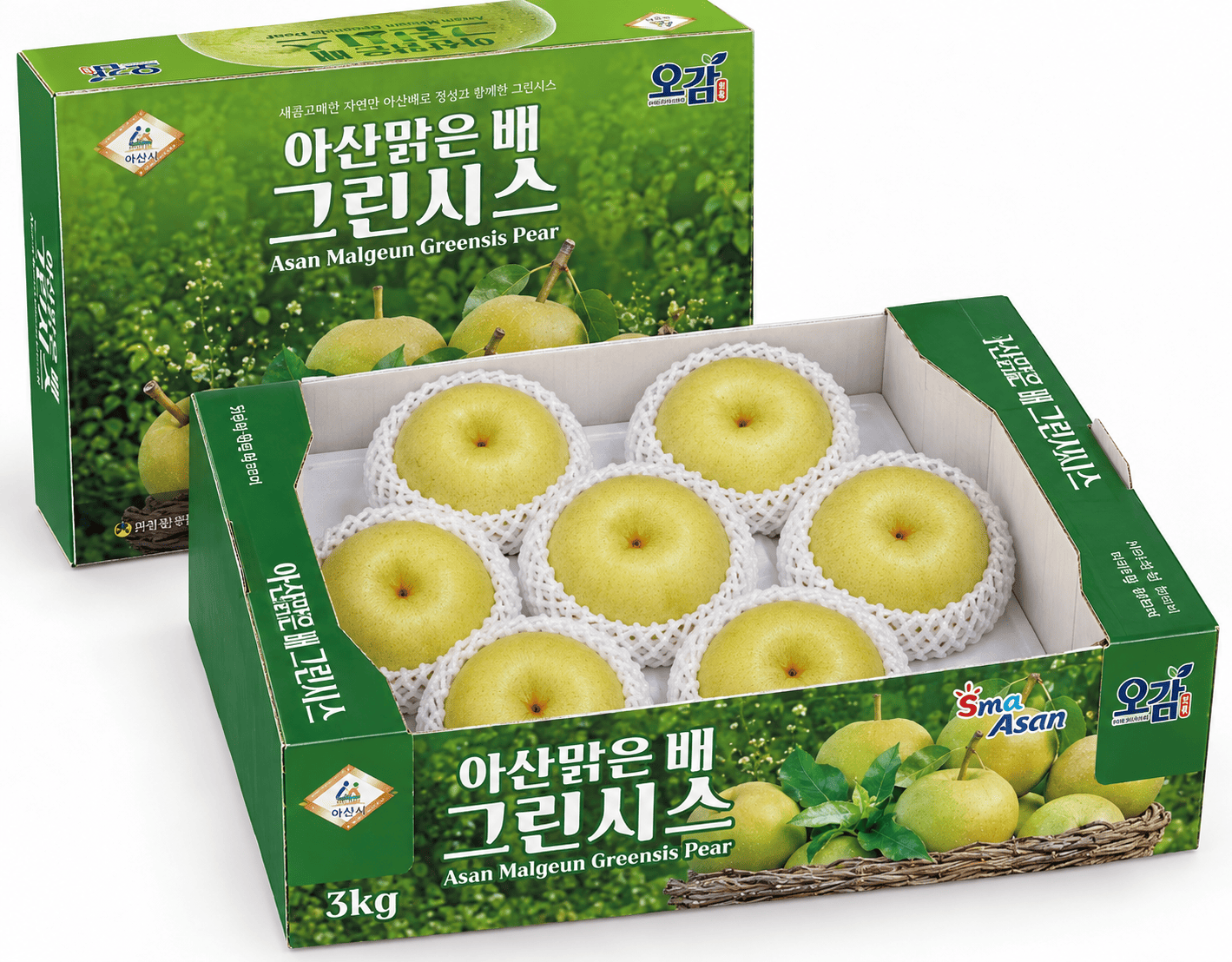 (영농조합법인한성) 아산맑은 그린시스 3kg (7~10수)