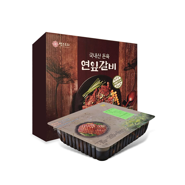 [연스토리]연잎갈비 2kg(왕돼지갈비 6대)