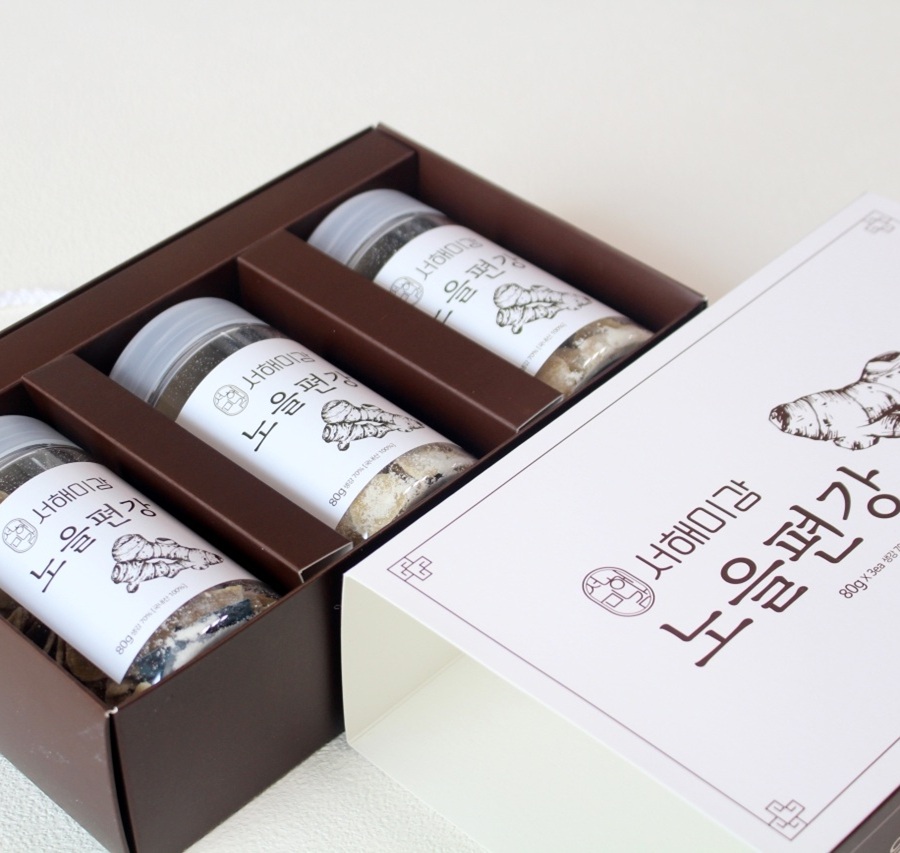 (서해미감 농업회사법인 주식회사)  노을편강 선물세트 240g(80g*3ea)