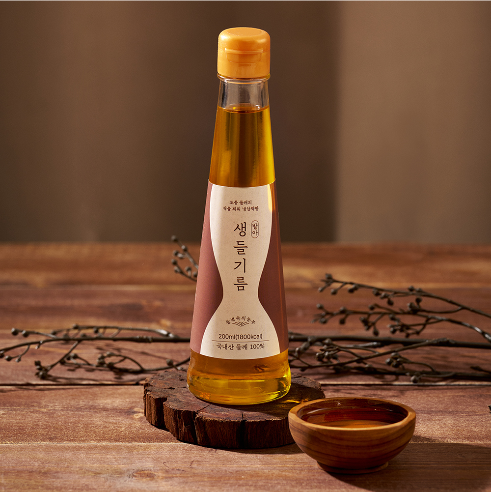 (26년 희망드림)(농업회사법인내포주식회사)발아 생들기름 1병 선물세트(200ml)