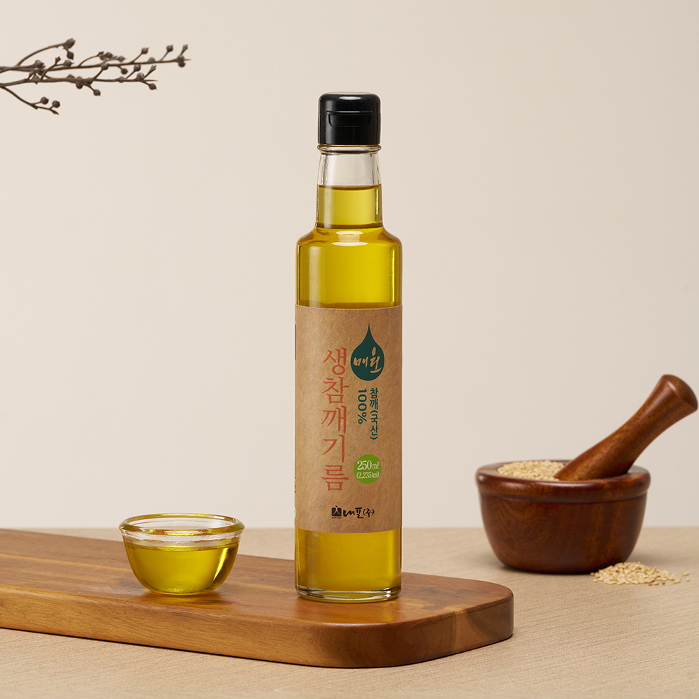 (26년 희망드림)(농업회사법인내포주식회사)생참기름 1병 선물세트(100ml/180ml/250ml)
